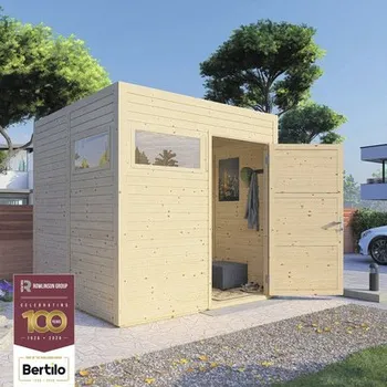 Zahradní domek Dřevěný zahradní domek Cubo 2 přírodní 226 x 234 cm