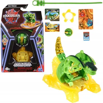 Figurka BAKUGAN SADA SPECIAL ATTACK TROX TOČÍCÍ SE BAREVNÁ AKČNÍ FIGURKA + KARTY