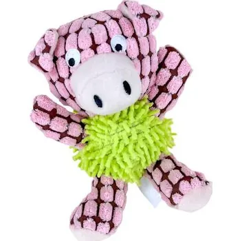 Hračka pro psa ANNAM Plyšové pískací zvíře 15 cm, prase