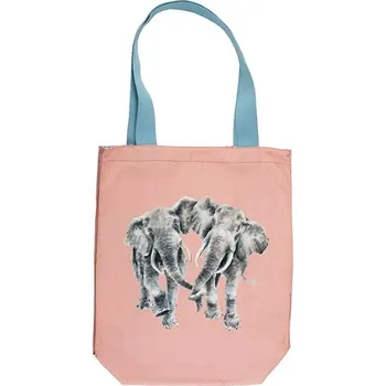 Wrendale Designs Pevná plátěná taška Sloni