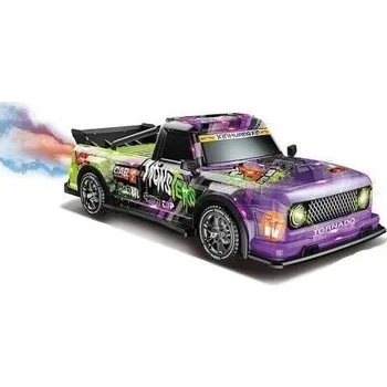 RC model auta Mamido Drift Monster Rider Autíčko na dálkové ovládání s kouřovým efektem, fialové