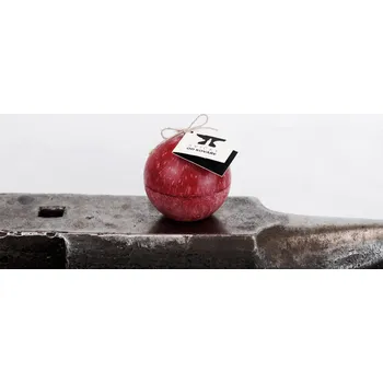 Solná lampa Červená Koule - Bez svícnu