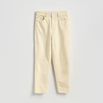 Dámské džíny Reserved - Džíny mom fit - žlutá - 704IR-10J - 704IR-10J-42