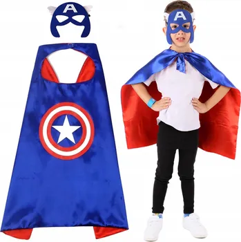 Karnevalový kostým FunCo Dětský karnevalový převlek Avengers Kapitán Amerika 2 v 1