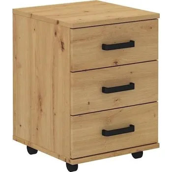 Zásuvkový kontejner Nejlevnější nábytek Kontejner AGEPSTA 3S, dub artisan