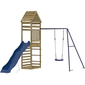 Dětské hřiště Shumee Dětské hřiště na zahradu 3156930, 245 × 335 × 264 cm, impregnované borové dřevo