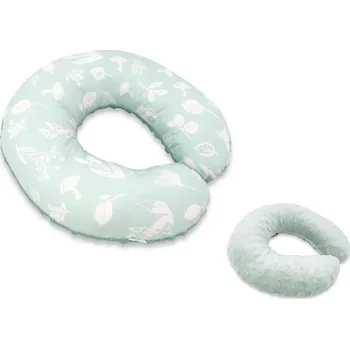 Cestovní polštářek COSING Minky Mini Les zelená