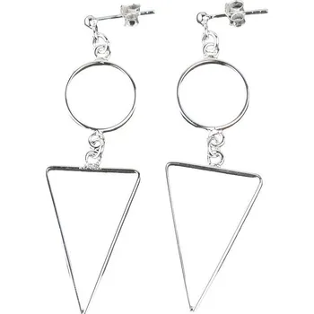 Náušnice Oriental stříbrné minimalistické náušnice Trojúhelník