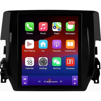 Auto Hi-Fi Ossuret Autorádio Honda Civic 2015–2020, Android 13, CarPlay, GPS, 4G, SWC, 7862