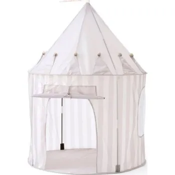 Dětský stan Kid's Concept Hrací stan pruhovaný STAR šedý