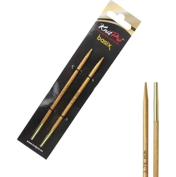 Vyměnitelné dřevěné kruhové jehlice Knitpro Basix Birch 3,75 mm