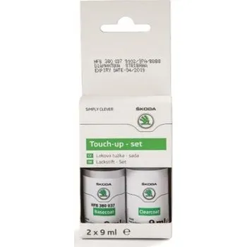 Auto-moto Škoda tužka laková, diamant stříbrná metalíza