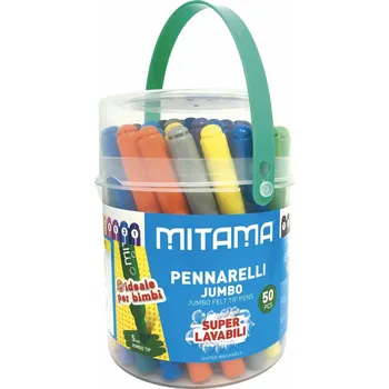 MITAMA JUMBO, omyvatelné, 5 mm, kulaté - sada 50 ks