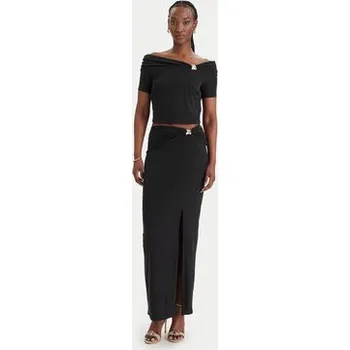 Dámská halenka Guess Halenka W6GP12 K2935 Černá Regular Fit XS