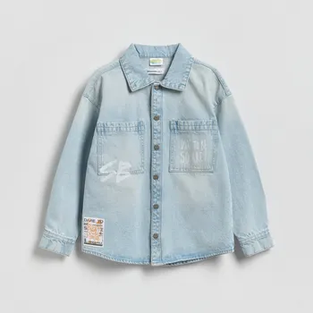 Chlapecká košile Reserved - BOYS` SHIRT - modrá - 502HW-50J - 502HW-50J-146