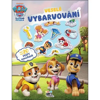 Veselé vybarvování se super samolepkami Tlapková patrola Kniha