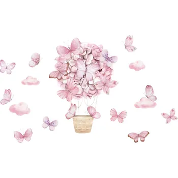 Tapeta Sipo Nástěnné samolepky Pink Butterflies