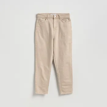 Dámské džíny Reserved - Džíny mom fit - béžová - 704IR-08J - 704IR-08J-38