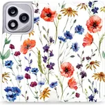 Mobiwear flip knížkové pro Honor 400 Lite - Kvítí