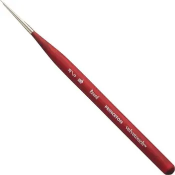 Malířský štětec Princeton Brush Velvetouch Multi-Technique Synthetic Round Mini Kulatý štětec 20/0 1 ks