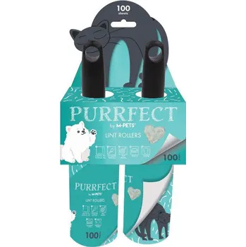 Váleček na chlupy M-Pets PURRFECT čisticí válečky na chlupy 2 × 100 útržků