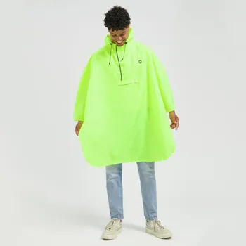 Pláštěnka ROGELLI Cyklistické pončo s kapucí Rogelli COMMUTER CORE ŽLUTÁ