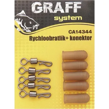 Volný čas Graff Rychloobratlík + konektor 2 × 5 ks Hnědá