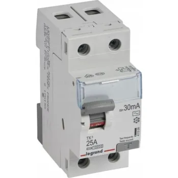 Proudový chránič Legrand TX3 proudový chránič 25A 2P 30mA