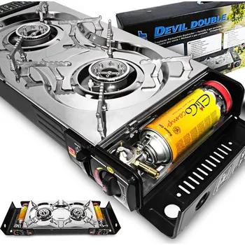 Turistický vařič Turistický vařič P.R.C vícepalivový, 2 hořáky, 5000 W