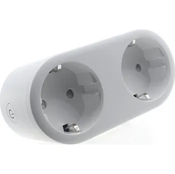 Elektrická zásuvka iQtech SmartLife WS017, Wi-Fi 2x zásuvka, 16 A