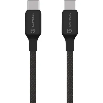 Datový kabel Tactical Stitch Thread Cable USB-C/USB-C 2m Black