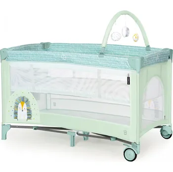 Dětsný nábytek Asalvo Complet Duo s druhým dnem a hrazdičkou hedgehog