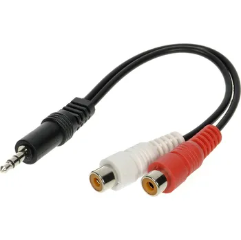 Audio redukce OEM audio 3.5mm JACK --> 2x Cinch, 20cm