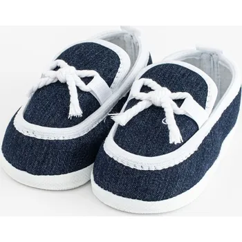 Capáčky Kojenecké mokasíny-capáčky New Baby tmavě modrá 0-3 m 0-3 m