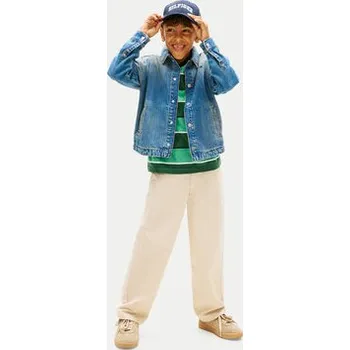 Pánská košile Tommy Hilfiger džínová košile Vintage KB0KB10212 Modrá Regular Fit 16Y