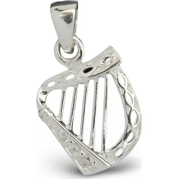 Náramek ORIENTAL Stříbrný přívěsek Harfa se zirkony (Ag 925/1000, )