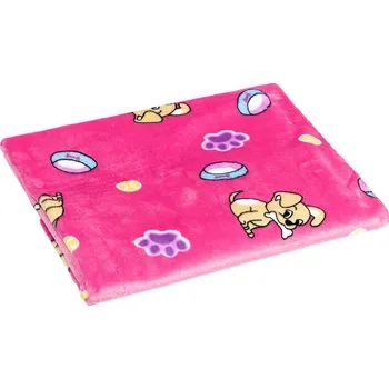 Dětské zboží Bellatex Ella 1005/183 75 × 100 cm štěňátko na růžové