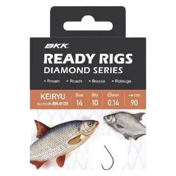 BKK Ready Rig Diamond Keiryu BN 2 × Velikost 10 0,14 mm 70 cm 10 ks