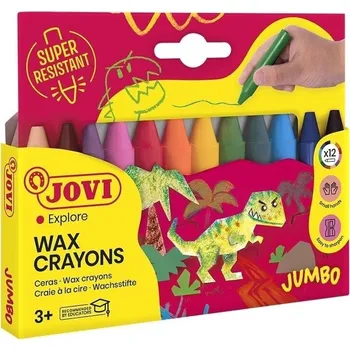Jovi Jumbo Wax Crayons Voskovky 12 ks