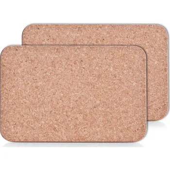 Chňapka ZELLER Podložka pod hrnec z korku sada 2ks obdélníkový, 30 × 20cm