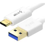 AlzaPower Core USB-A to USB-C 3.2 Gen 1 5Gbp 2m bílý