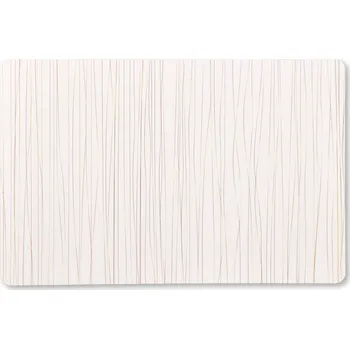 prostírání Kesper Prostírání, bílé se zlatými pruhy, 43 × 29 × 0,18 cm