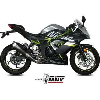 Motodíl MIVV Delta Race tlumič výfuku z nerezové oceli/karbonová koncovka Kawasaki Ninja 125 00.73.K.048.LDRX