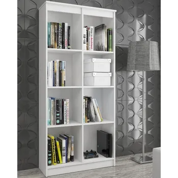 regál Knihovna VALESTRA - bílý