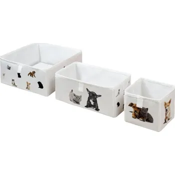 Úložný box Butter Kings the cutest ones, set 3 krabiček