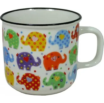 GOBA Hrnek keramický Sloni 450 ml