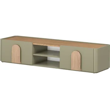 Televizní stolek TV stolek 170 Amilio - Meble Bogart Tyrkysová 170x35.5 cm