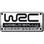 PREXIM hliníková samolepka WRC, 25 × 55 mm