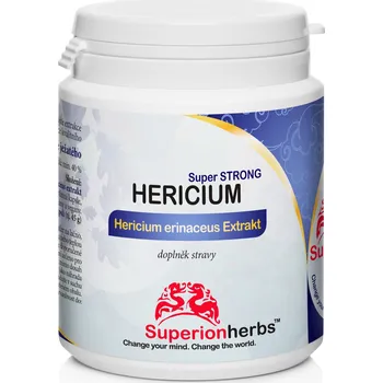 Zdraví Superionherbs Hericium, Lví hříva, 90 tobolek