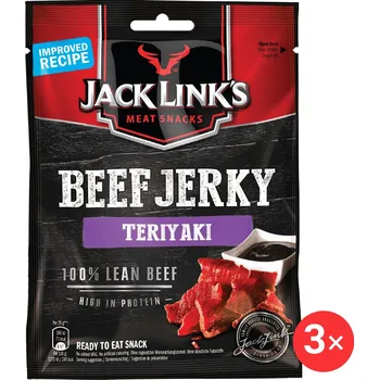 Sušené maso Jack Links Beef jerky teryiaki 3 x 25g